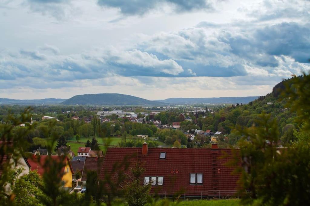 Ferienhaus Sonnenblick Entspannung Mit Sauna Kamin Und Balkon Sonneberg Exteriör bild