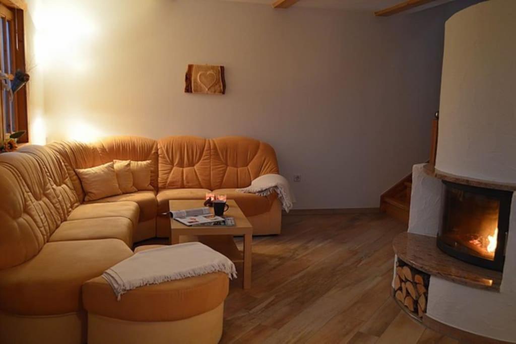 Ferienhaus Sonnenblick Entspannung Mit Sauna Kamin Und Balkon Sonneberg Exteriör bild